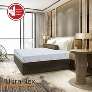 Ultraflex® SleepTight Queen Reversible Gel Foam Mattress, Medium Firm for Bunk Beds, Trundles and RVs, Bamboo Feel, CertiPUR-US Foam, Made in Canada