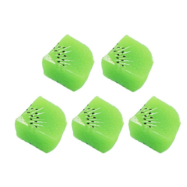 Wweixi 5pack/lot Long-lasting PVC Fruit Slice Model For Store Samples Mall Emissions Watermelon Slices 15