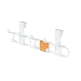 thumbnail image 2 of neatfreak! Over The Door Non Slip Hook, 10-Peg, Plastic, 2 of 6