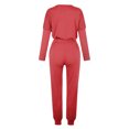 thumbnail image 5 of FAIWAD Ensemble 2 Pcs pour Femme Chandail à Manches Longues à Col Rond et Pantalon de Jogging Long Survêtement Décontracté, 5 of 5