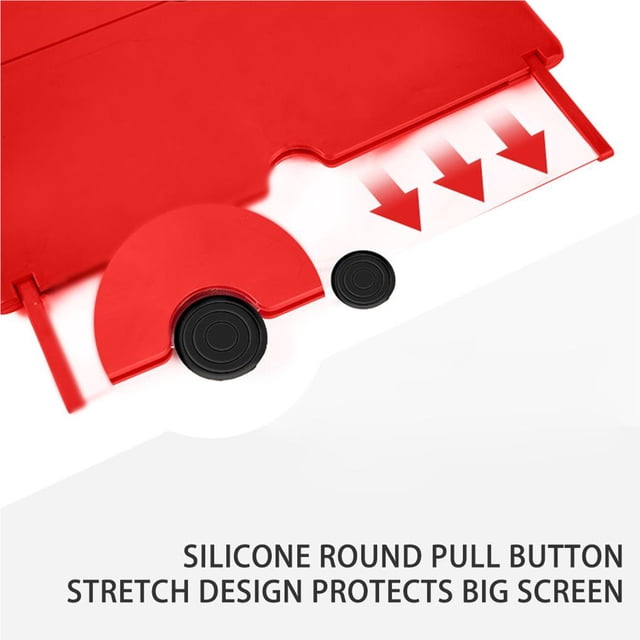 pitrice 12 Pouces Téléphone Intelligent Écran Loupe 3D Écran Loupe Support Pliable