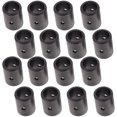 thumbnail image 1 of 16pcs Foosball Black End Caps Foosball Table Rod Plugs Iron Pole Safety Caps, 1 of 8