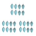 thumbnail image 2 of Maytalsory 8pieces Plastic Pine Tree Hanging Conveniently Designed Decorations For Easy Lake Blue 3Set, 2 of 6