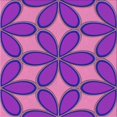 thumbnail image 1 of Ahgly Company Tapis d'Intérieur Lavable à la Machine, Carré, Transitionnel, Néon Violet, Tapis de Zone, 8 Pieds Carré, 1 of 7