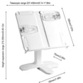 thumbnail image 3 of LSLJS Bibliothèque de Lecture Relevable Support de Lecture Pivotant Bibliothèque Mobile Multifonctionnelle pour Enfants Bibliothèque de Lecture Matinale pour Étudiants Accessoires pour la Maison Cadeaux pour Femmes/hommes, 3 of 6