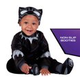 thumbnail image 2 of MARVEL’S BLACK PANTHER INFANT COSTUME - Minky Jumpsuit with Printed Design, Booties and Mask Cap, 2 of 3