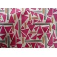 thumbnail image 4 of oneOone Cotton Silk Fabric Triangle & Line Geometric Â Printed Craft Fabric BTY 42 Inch Wide, 4 of 4