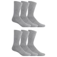 thumbnail image 1 of Athletic Works Men's Cotton Crew Socks 6-Pack, 1 of 5