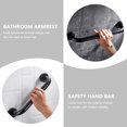 thumbnail image 4 of 2pcs Bathtub Handrail Practical Bathroom Armrest Safety Handle Stair Grab Bar, 4 of 8