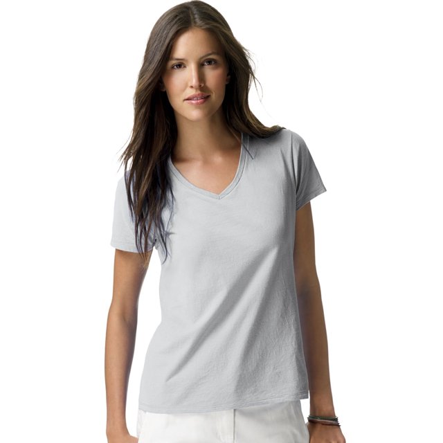 Hanes T-Shirt Col en V pour Femmes Nano-T