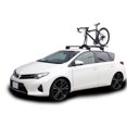 thumbnail image 1 of INNO Racks Bike Rack XA391 Roof Rack T-SLOT Aero Base Cross Bar Mount; Holds 1 Bike; 50 Pound Weight Capacity; Fork Mount; With Lock; Black; With Quick Release Handle, 1 of 11