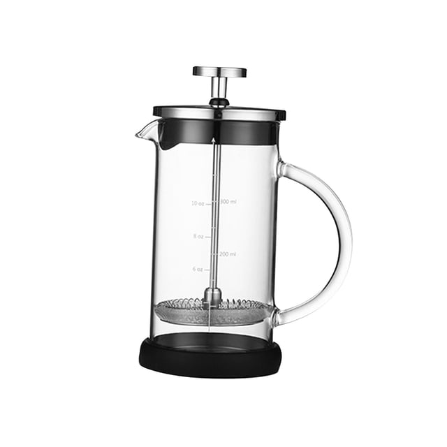 DOLITY Pot, Bouilloire Française, Presse à Thé Classique en Acier Inoxydable 304, pour Café