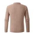 thumbnail image 5 of TIMIFIS Men Half Zip Turtleneck Knit Sweater Long Sleeve Rib Bottom Hem Shirt pring, 5 of 5