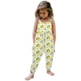 thumbnail image 2 of Girls Childrens Summer Romper Printing Sling Sleeveless Backless Short Jumpsuit, 2 of 9