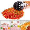 thumbnail image 3 of Milaget Poudre d'Arbre Miniature 520 ml Modèle de Chemin de Fer Kit de Construction de Jardin Poudre Feuillage Rouge Vert, 3 of 9