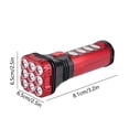 thumbnail image 3 of TopLLC Solar Power LED Flashlight, Super Bright High Powered Flash Light with COB Side Light, Solar/USB Charging Waterproof 5 Modes High Lumens Flashlights with Power Display for Camping Emergency, 3 of 7