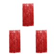 thumbnail image 3 of Wweixi Customized Fringe Curtain For Exquisite Anniversary Party Decorations Luster Red 3Set, 3 of 6