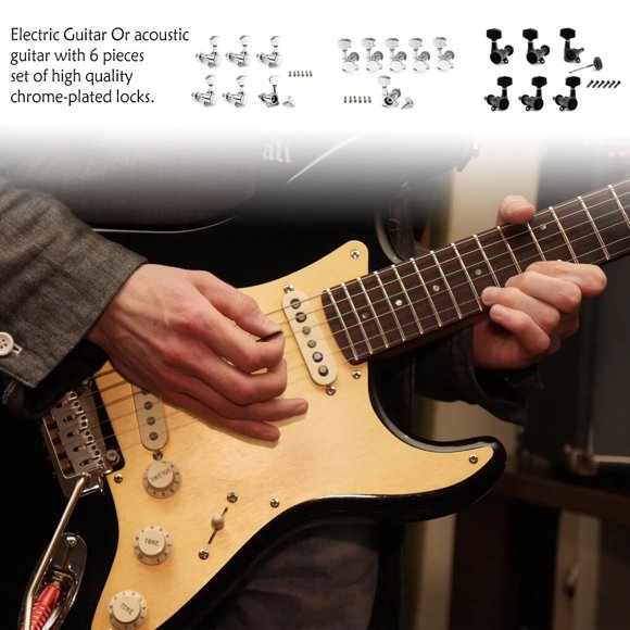 serony Guitar Tuning Pegs Locking Machine Heads Tuners Knobs Classical Acoustic Electric Classical Acoustic Beginners Musical Electric Guitars Supply type3