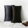 thumbnail image 4 of Luxury Pure Mulberry Silk Pillowcase 32 Momme Drape Collection Neutrals, 4 of 8