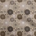 thumbnail image 1 of oneOone Velvet Light Brown Fabric Floral Retro Craft Projects Decor Fabric Printed By The Yard 58 Inch Wide, 1 of 5