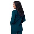 thumbnail image 2 of Sivvan Women's Scrubs Warm-Up Jacket / Front Snaps - Round Neck, 2 of 7