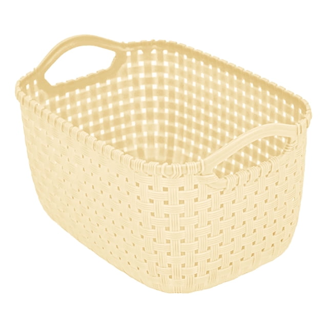 Organisateur de Rangement pour Textiles de Maison pour Usage Intérieur avec Design Tressé Antidérapant et Décoratif dans des Boîtes Polyvalentes pour Ranger Divers Articles