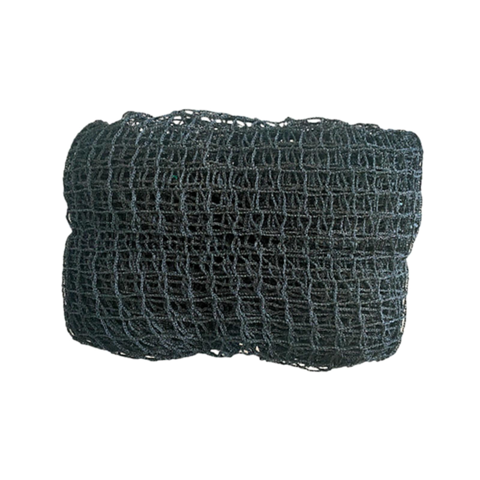 Almencla Golf Practice Barrier Net Fence Barrier Mesh for Backyard Outdoor and Indoor Black 2Mx2M