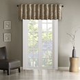 thumbnail image 2 of JLA Home INC Andora Faux Silk Embroidered Window Valance Tan 50x18, 2 of 4