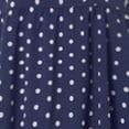 thumbnail image 4 of Robe Décontractée pour Femmes Grande Taille à Col Rond, Manches Courtes, à Pois Peints, 4 of 9