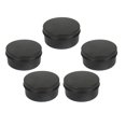 thumbnail image 2 of Transemion 5pcs Empty Aluminum Jars Cosmetic Screw Balm Lip Lid Cans Containers Black 150ml 1Set, 2 of 6