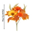 thumbnail image 2 of Thanksgiving Floral Arrangement Fall Centerpiece Bouquet Flowers for Seasonal Home, 2 of 5