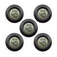 thumbnail image 1 of 5-pack Hygrometer Thermometer Digital LCD Monitor Humidity Meter Gauge for Humidifiers Dehumidifiers ,Fast Response, 1 of 5
