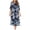 Navy, variant on yievot Women's Zipper Robes Half Sleeve Zip Front Robe Lightweight House Coat Loungewear with Pockets