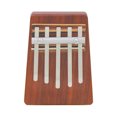 thumbnail image 1 of 1 Pce Piano à Pouce 5 Tons Piano à Doigt Instrument de Musique Utile Kalimba (Brun Rougeâtre), 1 of 7
