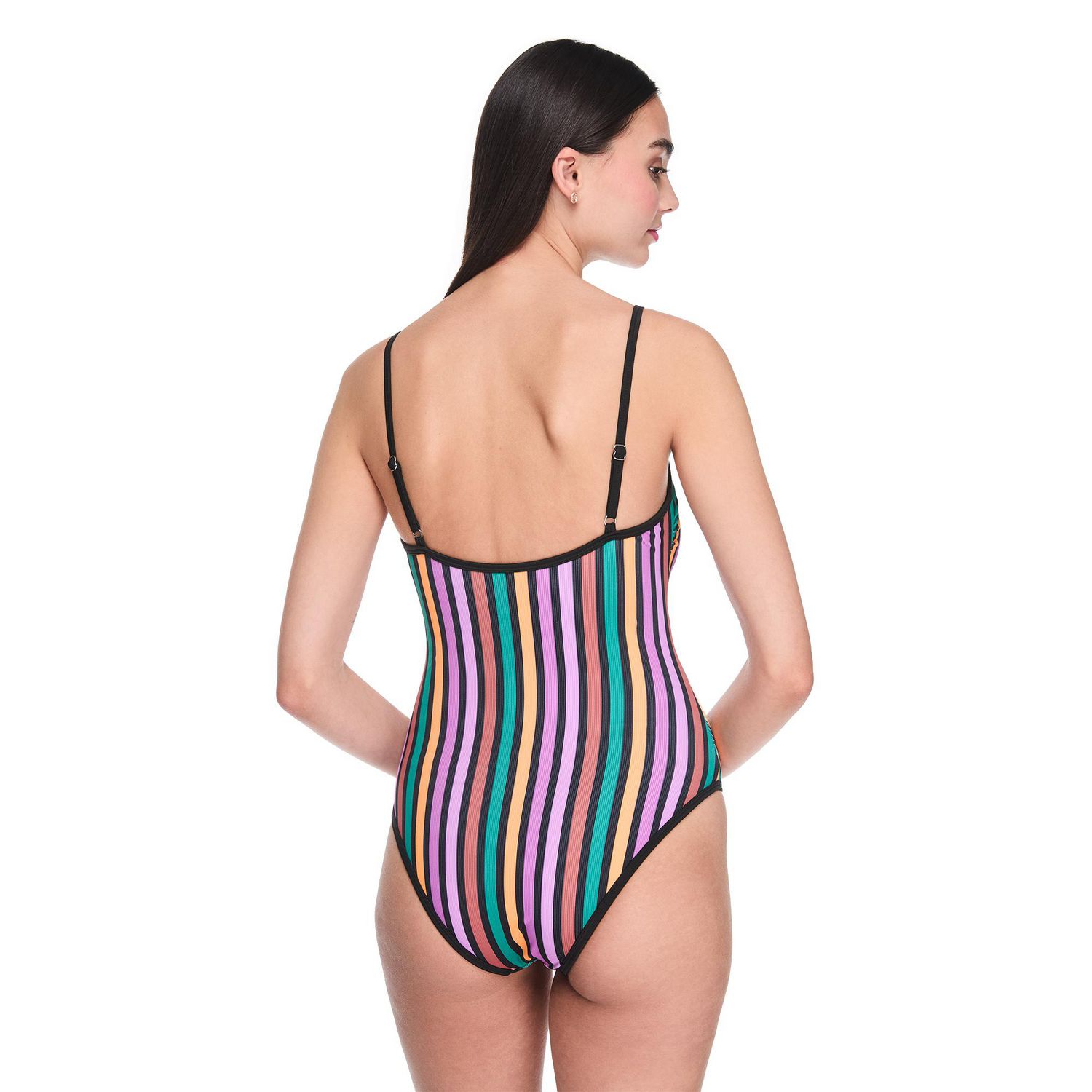 Maillot de bain 1 pièce imprimé No Boundaries pour femmes