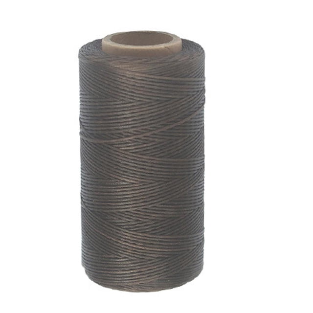 GUOOL 260M 150D 0.8mm Flat Waxed Thread Sewing Stitching Leathercraft Dark Brown .
