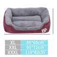 thumbnail image 2 of LSLJS Dog Bed Medium Warm Soft Comfortable Pet Bed Sofa for Medium Dogs Cats Small Pe, 2 of 2