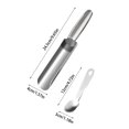 thumbnail image 3 of Food Clips – Product Category and Title Based Listing for Meatball Maker Tool Quadruple Kitchen Meatball Maker Easy Stainless Steel Meatball Making Spoon With Cutting For Manual Meatball Lovers, 3 of 3