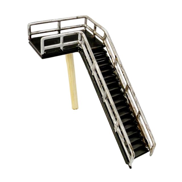 Bunblic 1:64 Construction Site Diorama Accessories Layout Props Tiny DIY Collectible Creative Sand Table Decor Miniature Scene Models Stairs