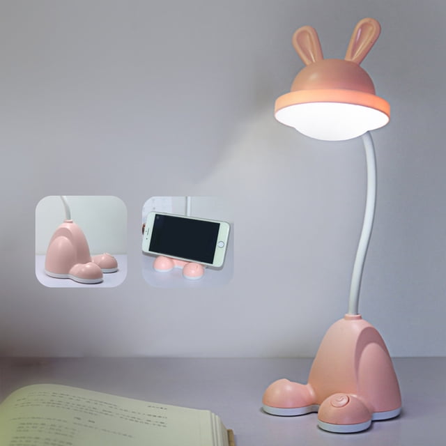 YIMWNYI Lampe de Bureau Rechargeable avec Luminosité Réglable, Lampe de Bureau USB à DEL pour Dortoir, Chambre et Bureau, Porte-Stylo Multifonction, Design à Col de Cygne Flexible, Lampe de Lecture Portative de Chevet