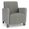 thumbnail image 1 of Lesro Ravenna Lounge Reception Guest Chair in Gray, 1 of 5