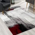 thumbnail image 1 of eRug Outlet Montage Collection Modern Abstract Area Rug (5x8 feet) - 5'3" x 7'7", Grey, 1 of 6