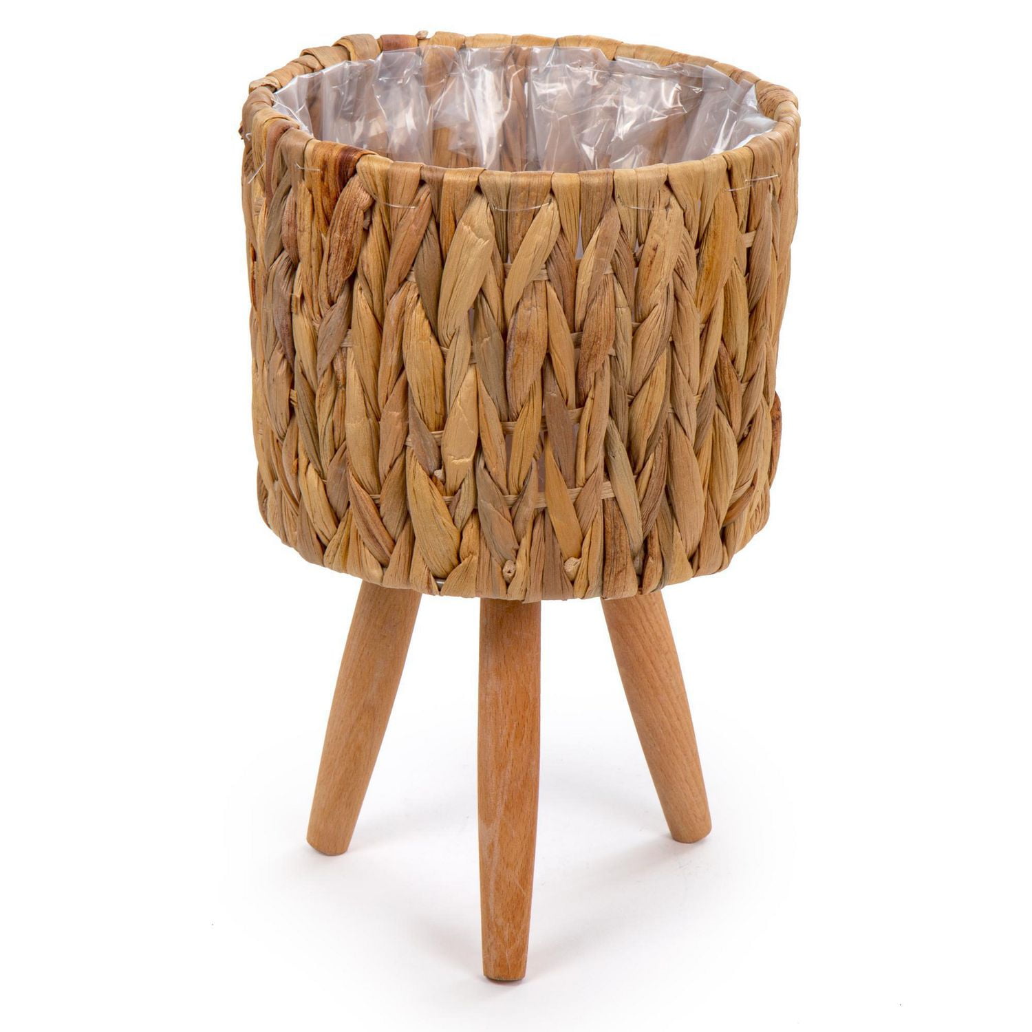 Truu Design Ensemble de jardinière décorative à jacinthe avec pieds en bois