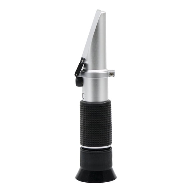 Graflsoa Portable Refractometer for Honey Moisture & Brix Testing, 58-90% Range, Baume Concentration, Aluminum Black JY011