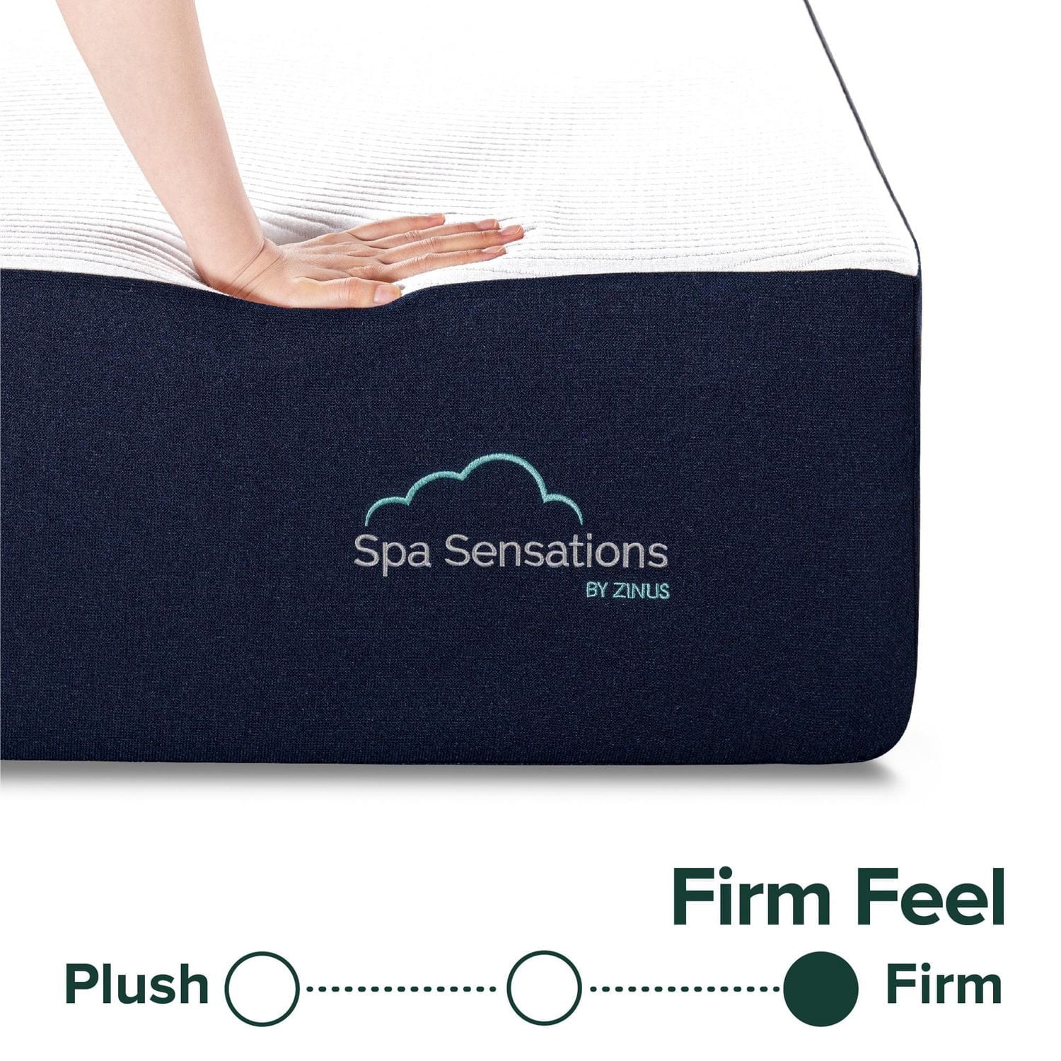 Zinus Matelas Spa Sensations Cloud en mousse mémoire de 10 pouces, très grand, adulte, universel
