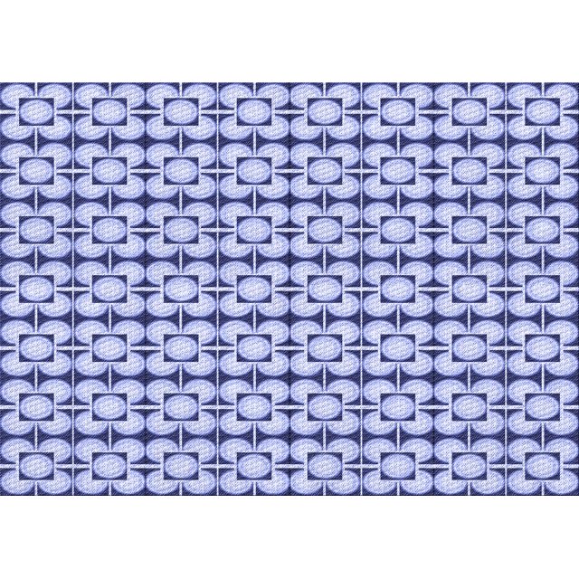 Ahgly Company Machine Washable Indoor Rectangle Transitional Royal Blue Area Rugs, 2' x 3'