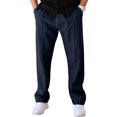 thumbnail image 1 of FOCUSNORM Men's Tapered Joggers Lightweight Drawstring Elastic Waist Solid Color Athletic Workout Pants Trousers, 1 of 9