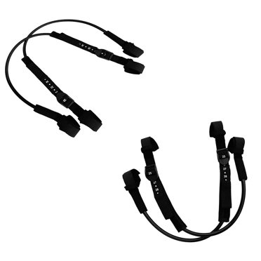 2 Pieces Heavy Duty Adjustable Non-Slip Windsurfing Harness Line 22-28or 28-34 22-28 inches