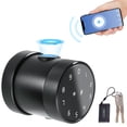 thumbnail image 1 of 5-in-1 Unlock Smart Door Lock Keyless Entry Biometric Door Knob with Keypad BT Tuya App Remote Control Password Fingerprint Door Lock with IC Card Mechanical Key for Home Apartment Hotel Of, 1 of 7