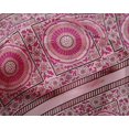 thumbnail image 4 of oneOone Silk Tabby Fabric Leaves & Floral Block Printed Craft Fabric BTY 42 Inch Wide, 4 of 4